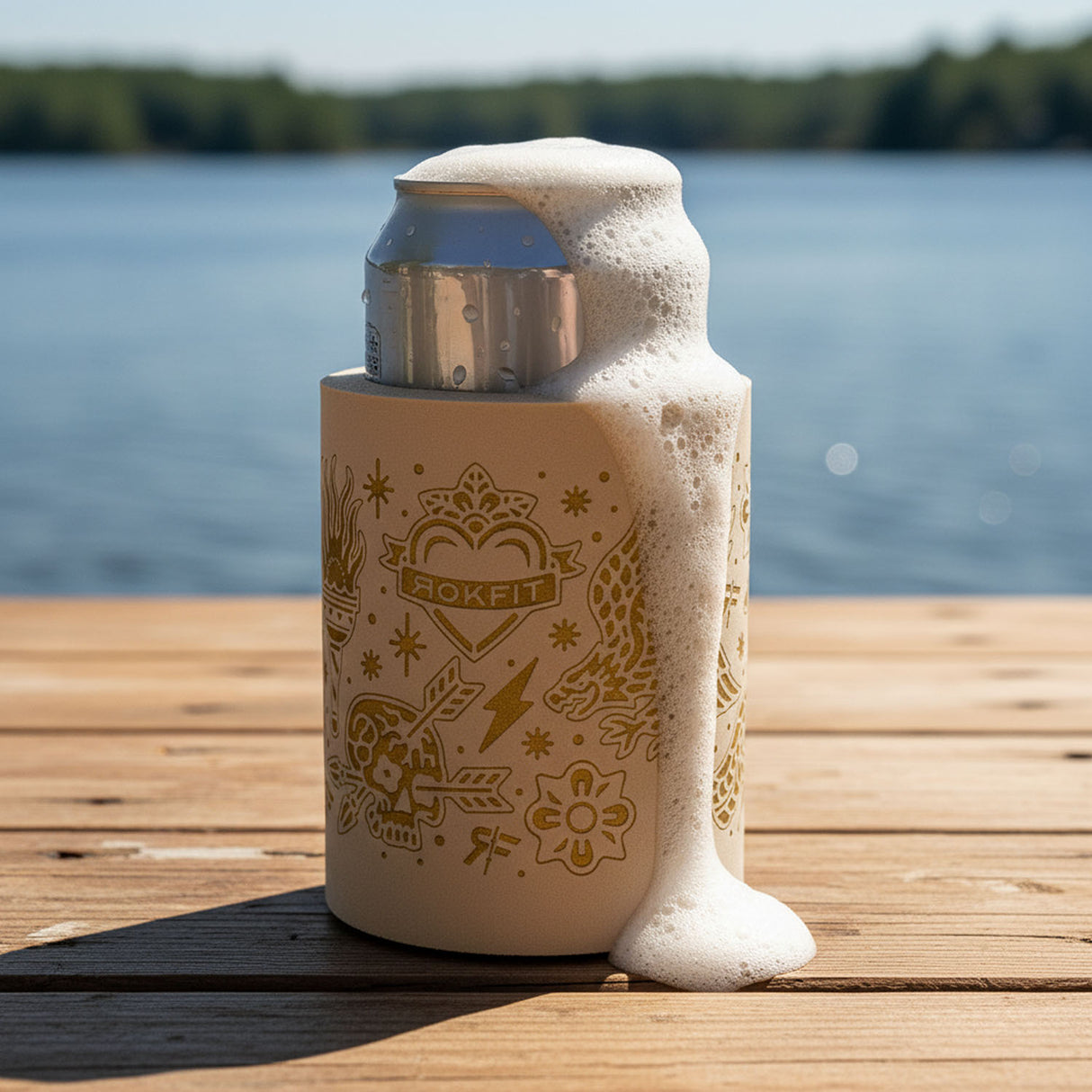 Tattoo Flash Foam Koozie