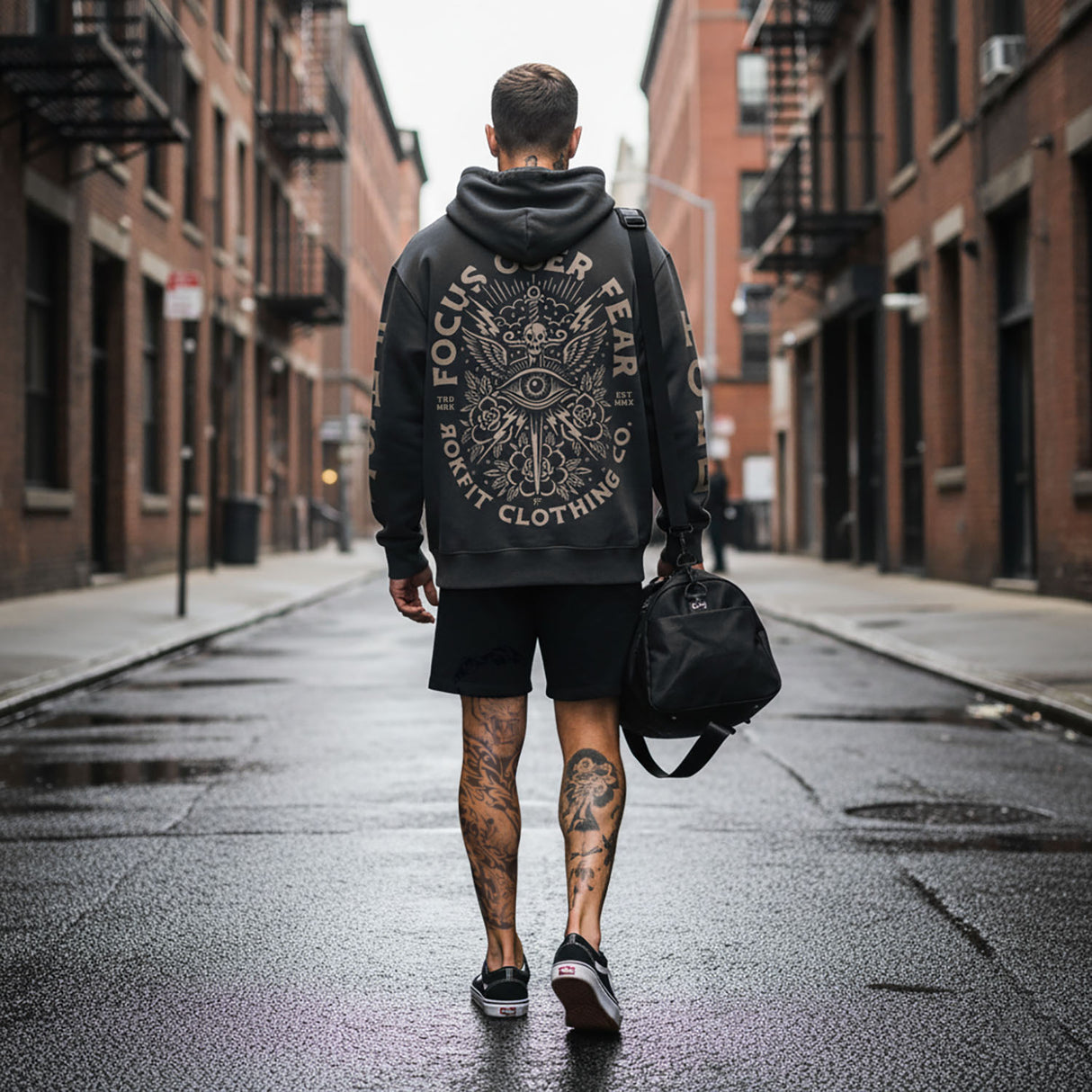 Focus Over Fear Pullover Hoodie