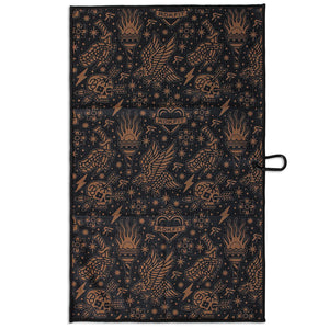 Utility Towel - Black & Gum Flash