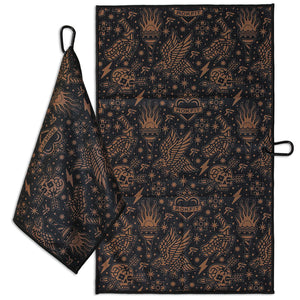 Utility Towel - Black & Gum Flash