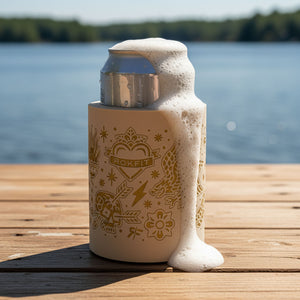 Tattoo Flash Foam Koozie