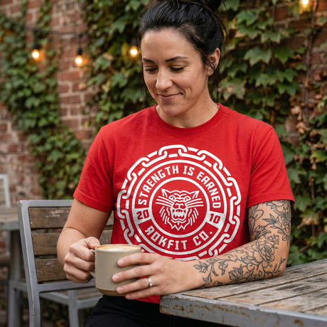 Strength Is Earned Badge - Crop Top