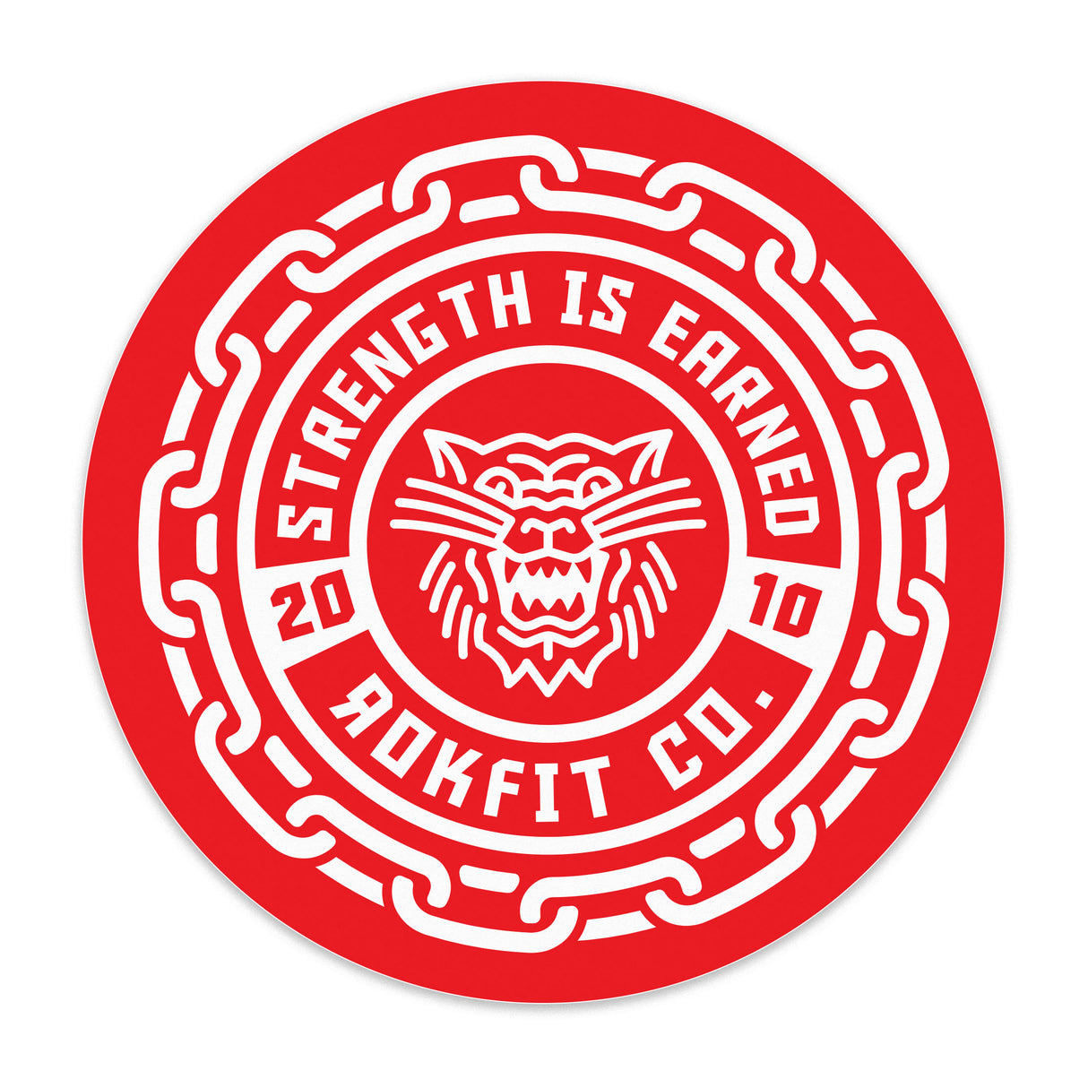 Strength Is Earned - Sticker