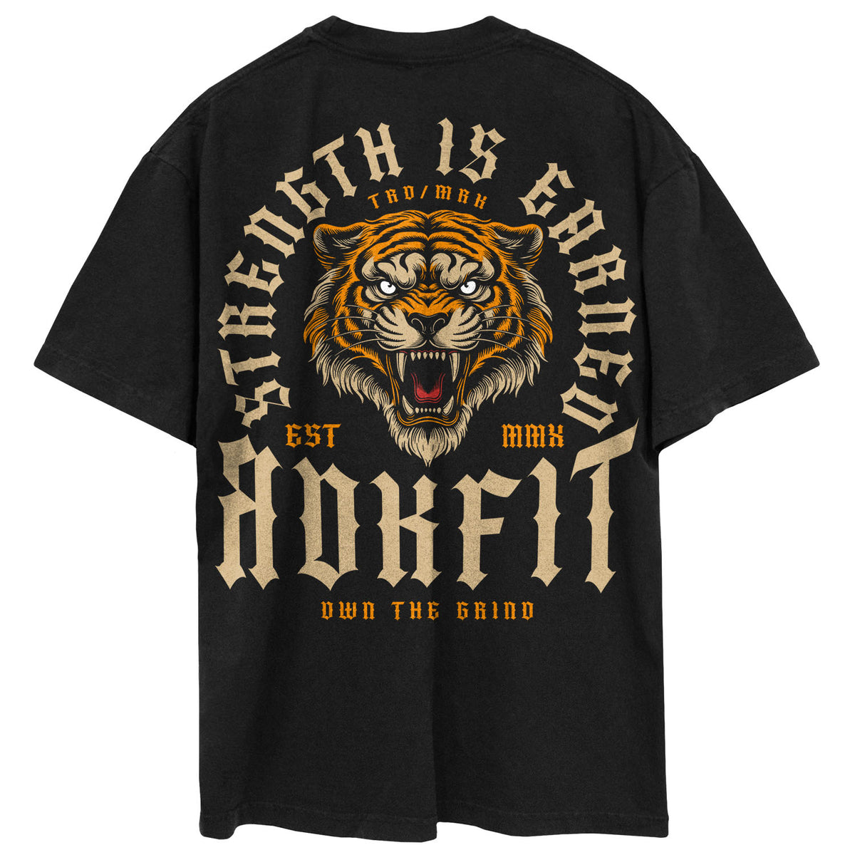 Strength Is Earned Tiger - Street Tee