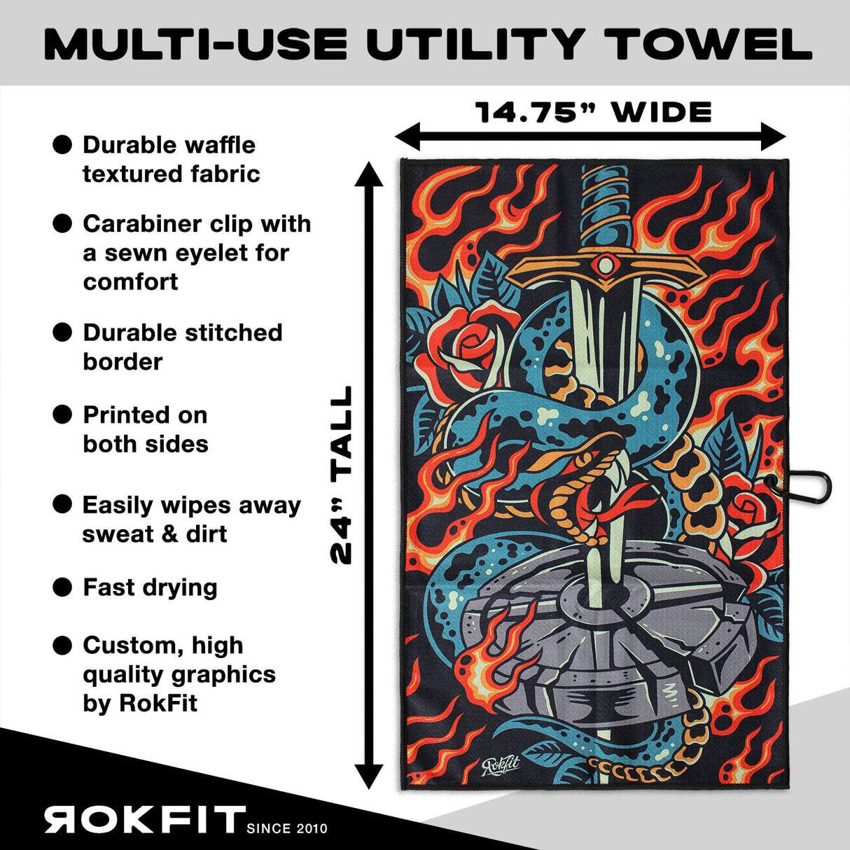 Utility Towel - Venom & Iron